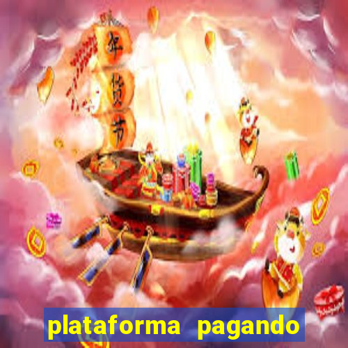 plataforma pagando bem hoje